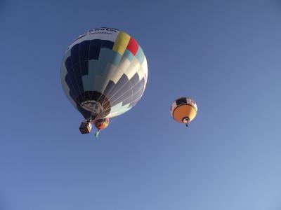 气球, 热风气球, 天空, 飞行, 气球, 溶胶, 地平线