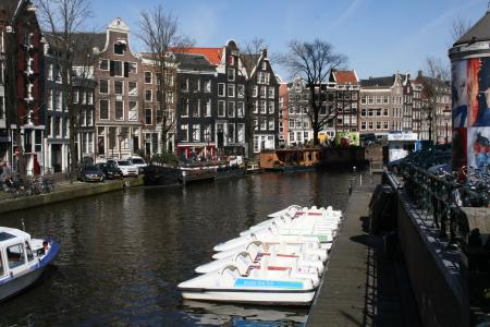 阿姆斯特丹, 运河, 水, 河, 船舶, 通道, 荷兰