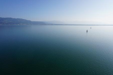 康斯坦茨湖, 湖, 水, 蓝色, 视图, 休息, 安静