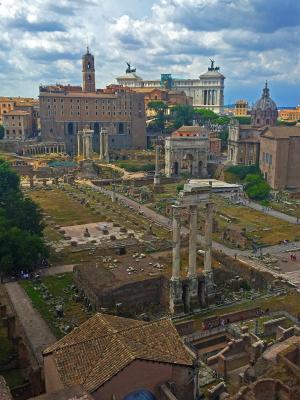 罗马, 罗马论坛, 古遗址, 古董, 建筑, 寺, 罗马寺庙