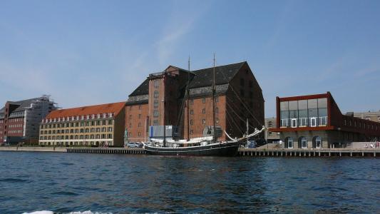 哥本哈根, 乘船游览, 丹麦, 感兴趣的地方, 航海的船只, 建筑, 港口