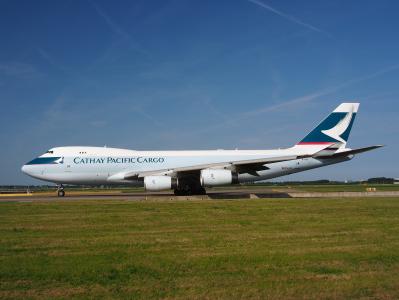 波音 747, 国泰, 巨型喷气机, 飞机, 飞机, 机场, 运输