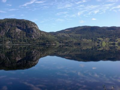 挪威, 水, 自然, 景观, 岩石, 山, 湖