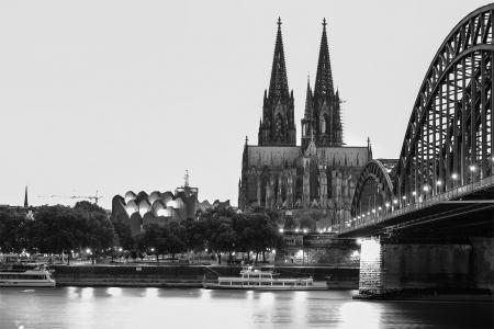 科隆大教堂, 莱茵河, 科隆, dom, 教会, 霍亨索伦桥, 具有里程碑意义