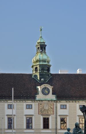 amalienburg, 钟楼, 日晷, 堡, 宫, 维也纳, 历史
