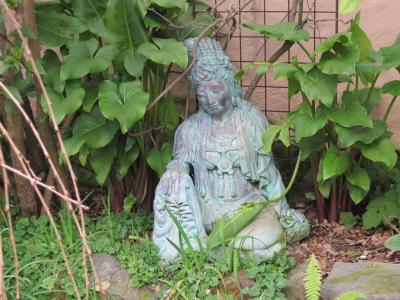 花园, 雕像, 佛教