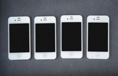 智能手机, 拼贴, 移动, 白色的电话, iphone, 技术, 显示