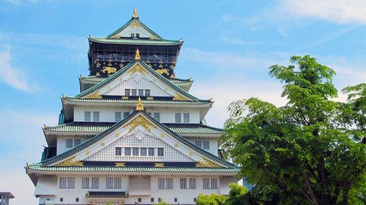 大阪城堡, 日本, 五, 大阪, 具有里程碑意义, 亚洲风情, 建筑