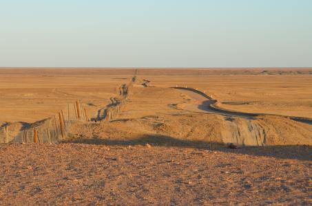 狗围栏, 栅栏, 内陆地区, 澳大利亚, 沙漠, 长