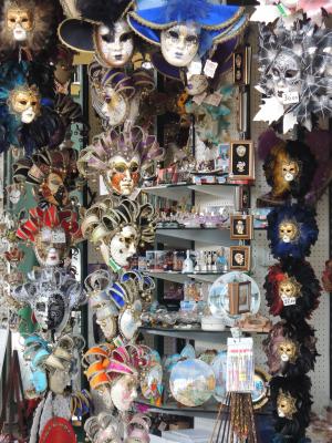 威尼斯, 意大利, 面具, 商店, 纪念品, 商店