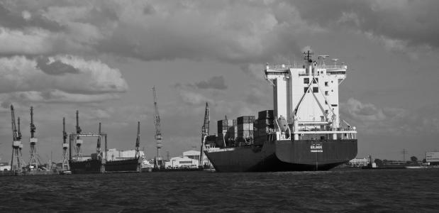 汉堡港, 集装箱船, 端口, 船舶, 汉堡, 集装箱, 起重机