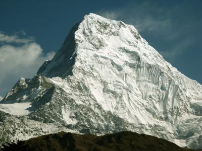 喜马拉雅山, 安纳布尔纳, 山, 山脉, 雪, 尼泊尔, 徒步旅行