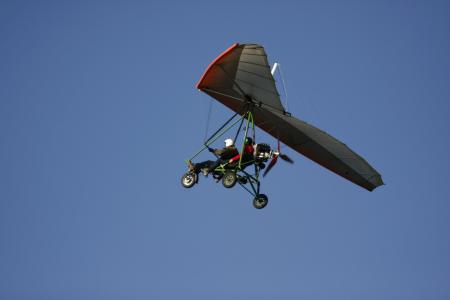 三轮车, 飞行, 悬挂滑翔机