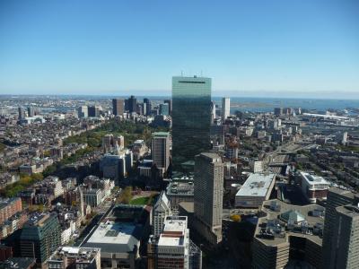 波士顿, 天际线, 美国, 港口城市, 摩天大楼, 马萨诸塞州, 城市
