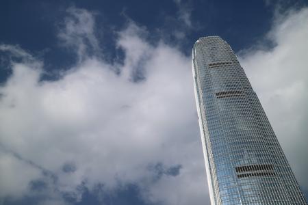 建设, 建筑外观, 城市, 香港, 天空, 云的天空, 摩天大楼
