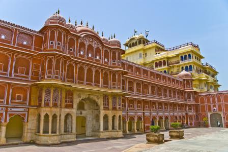 印度, 斋浦尔宫, 拉贾斯坦邦, 旅行, 亚洲, 建筑, 著名的地方