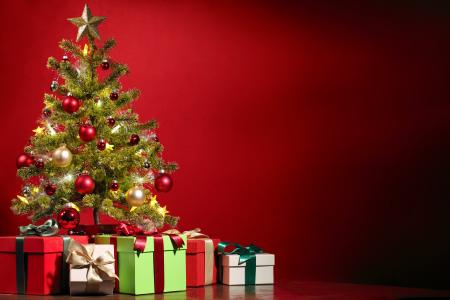 圣诞节, 圣诞树, 装饰, 装饰, 礼物, 礼品, 树
