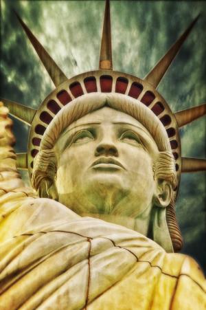 自由雕像, freiheits 雕像, 纽约, 美国, 纪念碑, 旅游景点, 地方