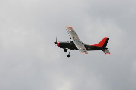飞机, 固定的翼, bosbok, 装修, dayglo, 飞行