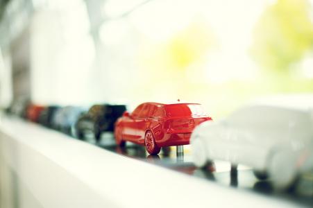 汽车模型, 玩具车, 系列, 宝马, 光, 汽车, 红色