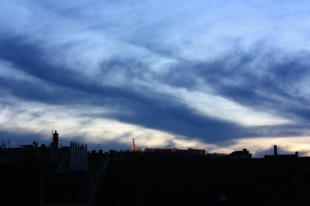云计算, 布达佩斯, 在晚上