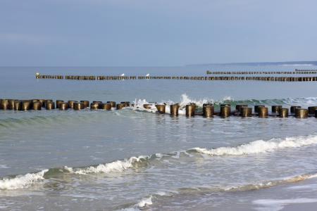 ahrenshoop, 波罗地海, 海滩 buhne, 水