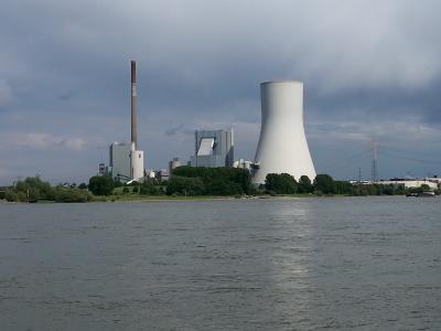 杜伊斯堡, 彼得·范瓦尔苏姆, 莱茵河, 水, 河, 火力发电厂, 褐煤