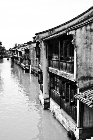 乌镇, 黑色和白色, 建设, 古建筑, 中国风, 古代, 明清时期