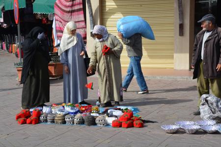 街头一幕, 摩洛哥, 街头贩卖