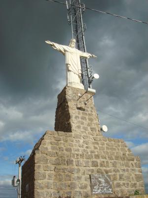 基督, 雕像, cajazeiras 铅, 建筑, 塔