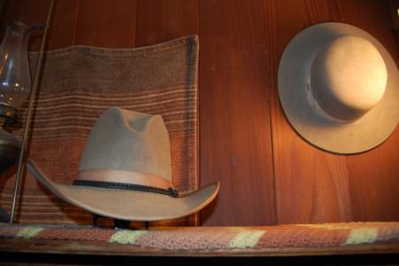 牛仔帽, 帽, 年份, 西方, 传统, 西, 美国