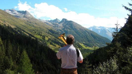 山脉, 自然, 景观, 黄铜带, osttirol-奥地利, 山, 徒步旅行