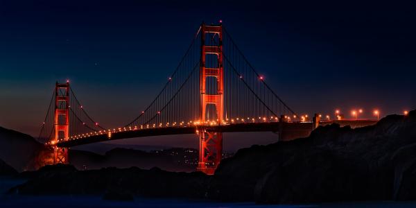 金门大桥, 美国, 加利福尼亚州, 三藩市, 悬索桥, 桥梁, 感兴趣的地方