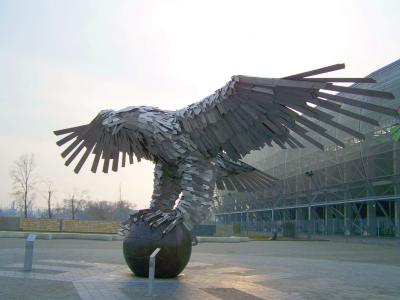 老鹰雕像, 金属工程, 布达佩斯