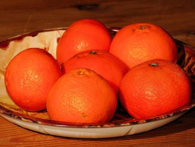 橘子, 圣诞版, 橙色, 甜, 水果, 食品, 美味