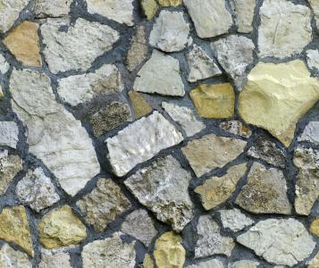 石头, 天然石材, 黄色, 多彩, 墙面砖, 砖, 砂石
