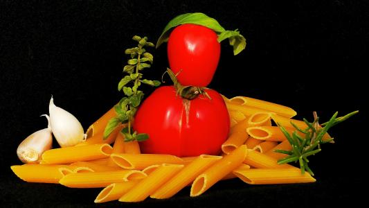意大利面食番茄, 番茄, 面食, 野生的增长, 男性, 图, 面条