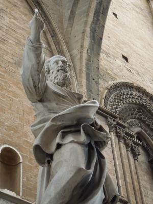 雕塑, 教会, 西西里岛, 老, 宗教, 历史, 巴勒莫