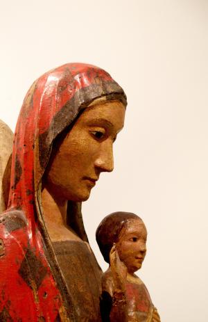 拉奎拉, 意大利, 博物馆, 雕像, 玛丽亚, 耶稣