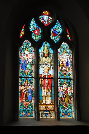 彩绘玻璃窗, 教会, 教堂, 法国, 彩色玻璃, 天主教, 窗口