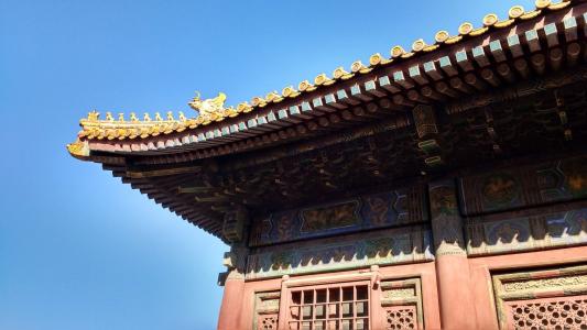 中国, 屋顶, 数字, 宝塔, 紫禁城
