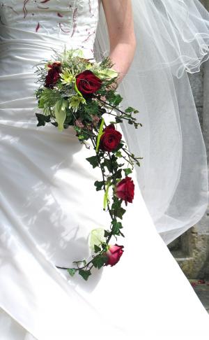 花束, 花, 玫瑰, 婚礼, 新娘, 妇女, 结婚