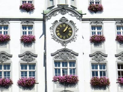 时钟, 时间, 窗口, 立面, 大会堂, 新生镇大厅, 文艺复兴时期