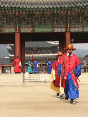 景福宫, 宫, 南, 韩国, 汉城, 传统, 文化