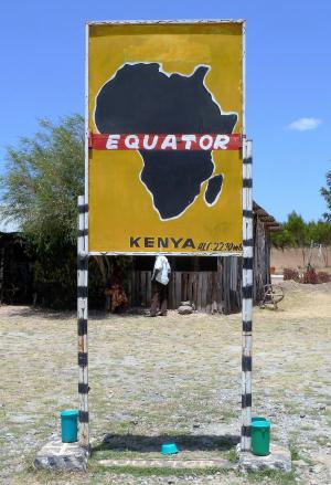 非洲, 赤道, 标志, 肯尼亚, 边框