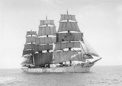 帆船, 三桅, 船舶, 肯尼迪, 自动对焦查普曼, 1915, 瑞典语