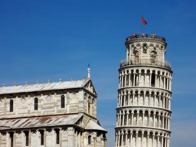 比萨, 意大利, 斜塔, 建筑, 塔, 著名的地方, 欧洲