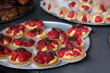 草莓, 蛋糕, 甜点, 甜, 奶油, 美味, 糕点