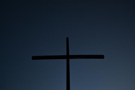 十字架, 晚上, 教会, 宗教, 基督教, 基督教, 耶稣