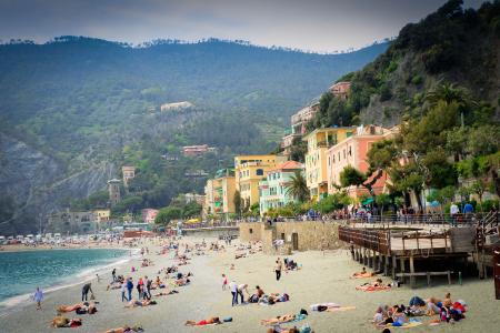 五渔村, 意大利, 海滩, 阿马尔菲海岸, 风景名胜, 海岸线, 海岸线